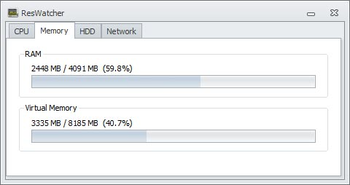 ResWatcher screenshot