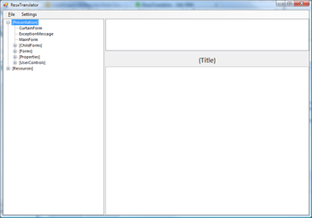 ResxTranslator screenshot
