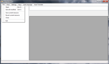 ResxTranslator screenshot 3