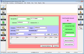 Retail Management System screenshot 9