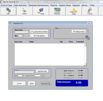 Retail Software POS Professional screenshot