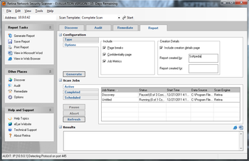 Retina Network Security Scanner screenshot 10