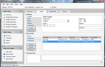 Retina Network Security Scanner screenshot 3