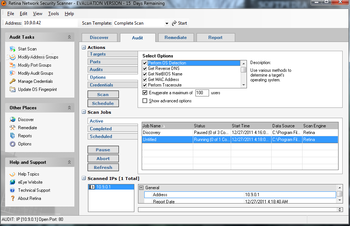 Retina Network Security Scanner screenshot 5