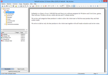 RetSoft Archive Home Office screenshot