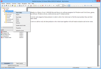 RetSoft Archive Home Office screenshot 2