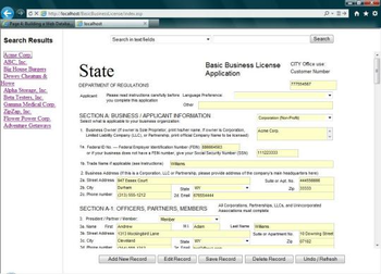 Returnable Forms System screenshot 6