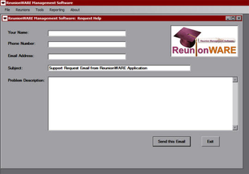 Reunionware Management Software screenshot 5