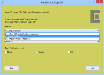 Reuschtools CopyCD screenshot 2