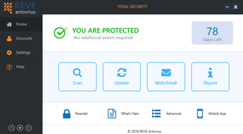 Reve Antivirus screenshot