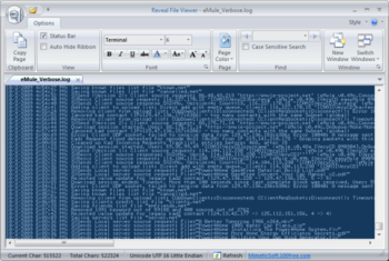 Reveal File Viewer screenshot