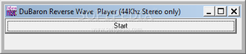 Reverse Wave Player screenshot