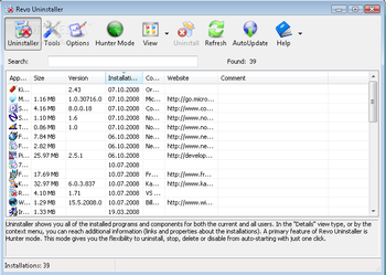 Revo Uninstaller nLite Addon screenshot