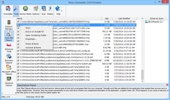Revo Uninstaller Portable screenshot 5