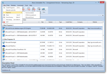 Revo Uninstaller Pro screenshot 4