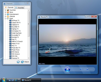 RevoluTV screenshot