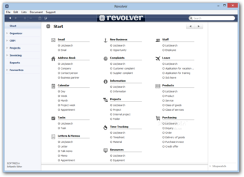 Revolver Office screenshot