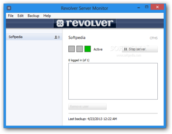 Revolver Server Monitor screenshot