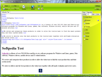 Rex Webedit2 screenshot 2