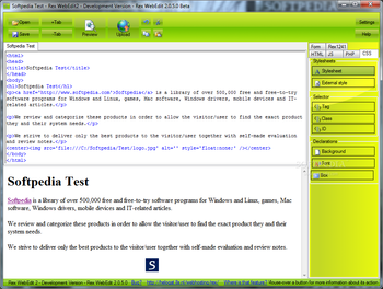 Rex Webedit2 screenshot 3