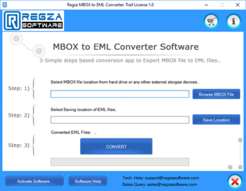 Rezga MBOX to EML Converter screenshot 2