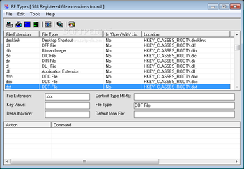 RF Types screenshot