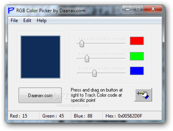 RGB Color Picker screenshot