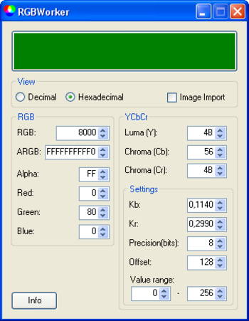 RGBWorker screenshot
