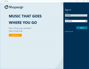 Rhapsody screenshot