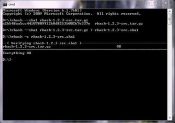 RHash  screenshot