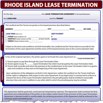 Rhode Island Lease Termination screenshot