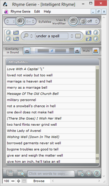 Rhyme Genie screenshot 2