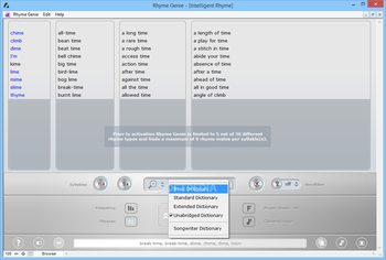 Rhyme Genie screenshot 2