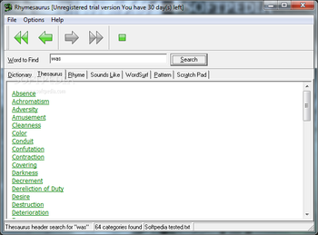 Rhymesaurus screenshot 5