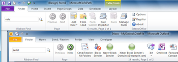 Ribbon Finder for Office Home and Student 2010  screenshot