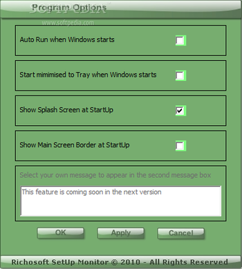RichoSoft SetUp Monitor screenshot 3