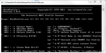 RichProfile screenshot
