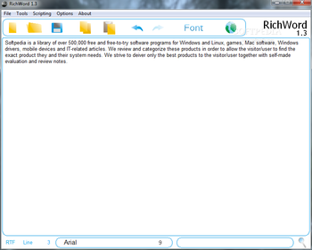 RichWord screenshot