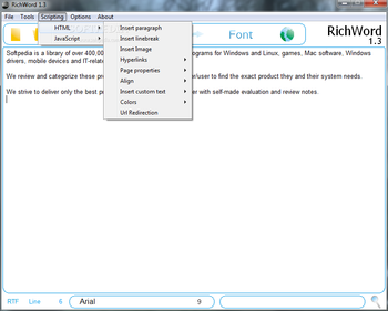 RichWord screenshot 2