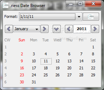 Riess Date Browser screenshot 3