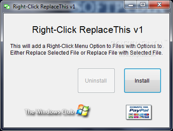 Right-Click ReplaceThis screenshot