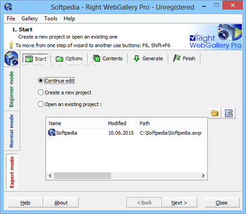 Right WebGallery Pro screenshot