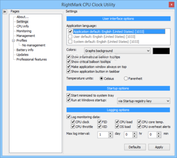 RightMark CPU Clock Utility screenshot