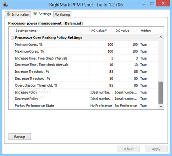 RightMark PPM Panel screenshot 3