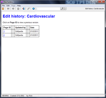 RikiTikiWiki screenshot 3