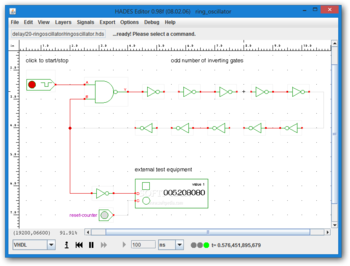 ring oscillator screenshot