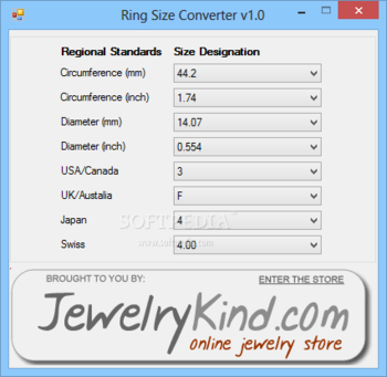 Ring Size Converter screenshot