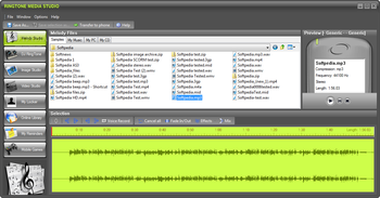 Ringtone Media Studio screenshot