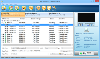 Rip DVD Plus screenshot