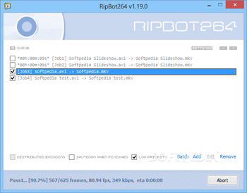 RipBot264 screenshot